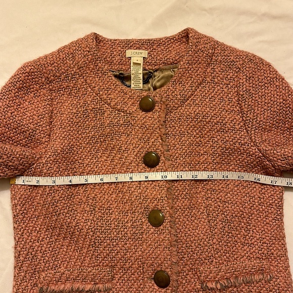 J. Crew Pink/Brown Tweed Blazer - Picture 8 of 10